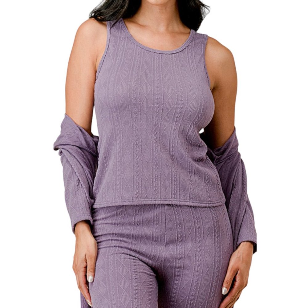 3 Piece Knit Pants Set in Black -available in Small/Medium and Large/X-Large - Picture 4 of 7